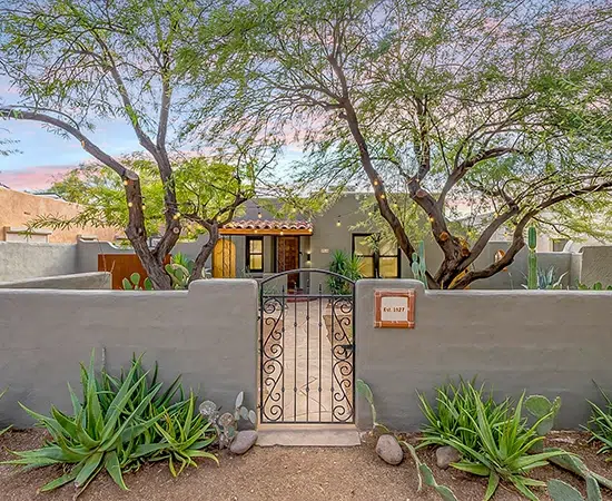 Historic 2BD/1BA bungalow short term vacation rental Tucson Sam Hughes neighborhood