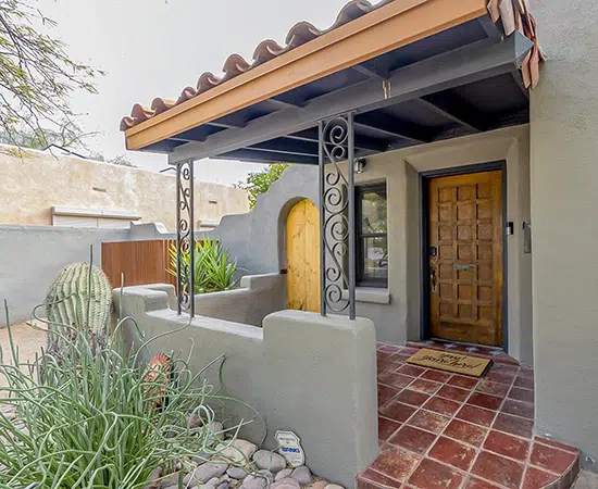 Historic 2BD/1BA bungalow short term vacation rental Tucson Sam Hughes neighborhood